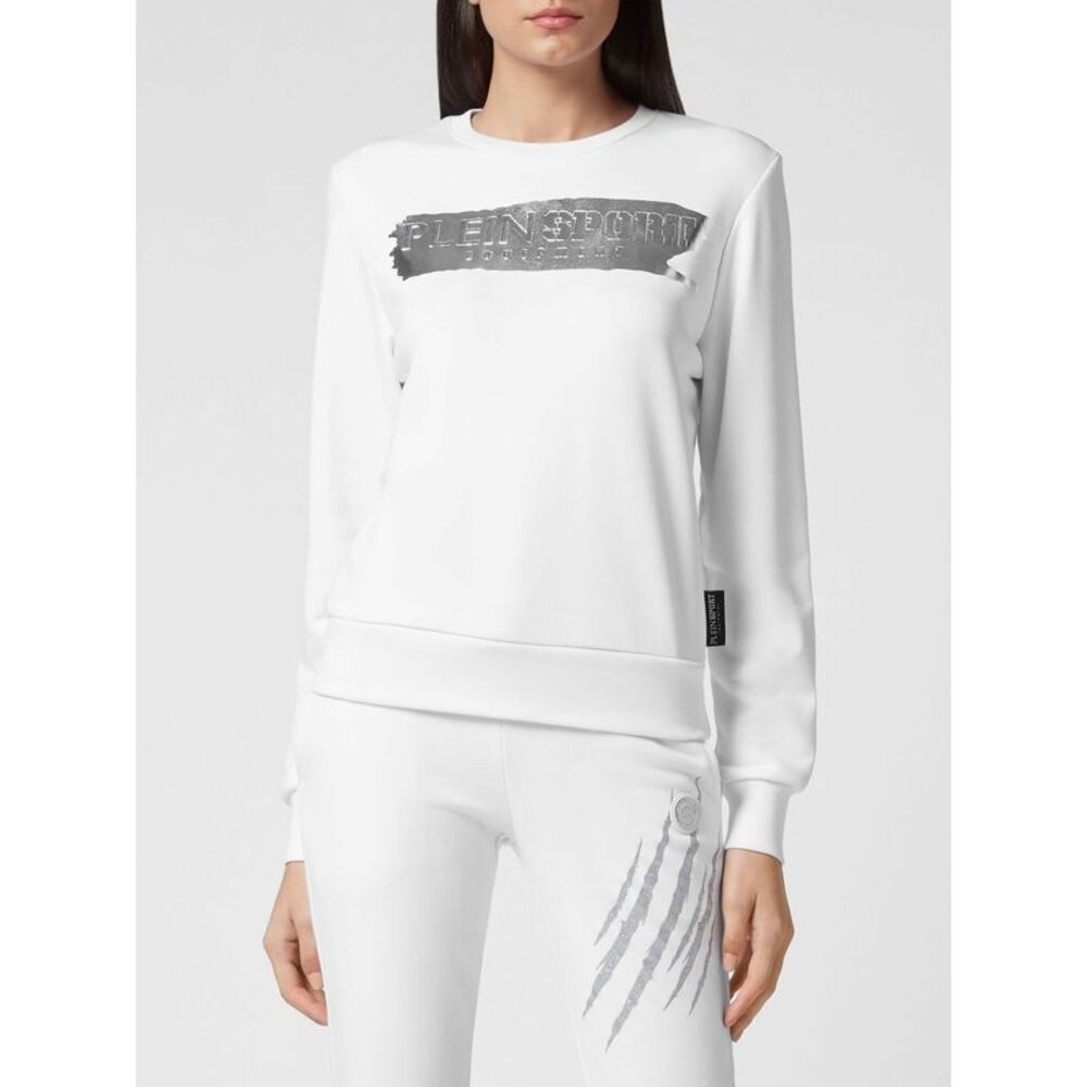 Plein Sport Women Plein Sport Crewneck Jersey Jumper With Contrast Logo